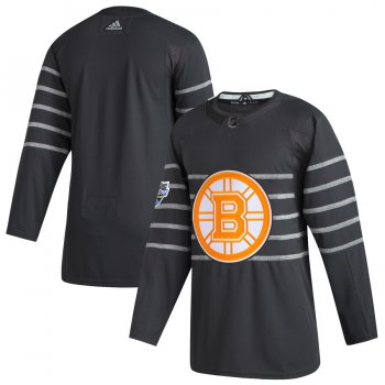 Men's Boston Bruins Blank Gray 2020 NHL All-Star Game Adidas Jersey