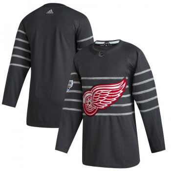 Men's Detroit Red Wings Blank Gray 2020 NHL All-Star Game Adidas Jersey