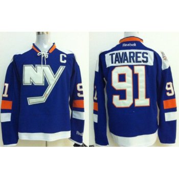New York Islanders #91 John Tavares 2014 Stadium Series Blue Jersey