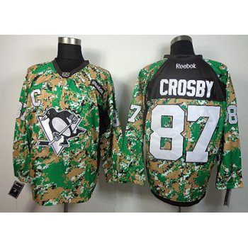 Pittsburgh Penguins #87 Sidney Crosby 2014 Camo Jersey