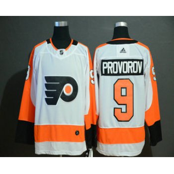 Men's Philadelphia Flyers #9 Ivan Provorov White Adidas Stitched NHL Jersey