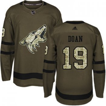 Adidas Coyotes #19 Shane Doan Green Salute to Service Stitched NHL Jersey