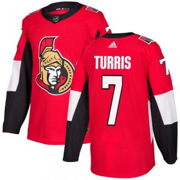 Adidas Senators #7 Kyle Turris Red Home Authentic Stitched NHL Jersey