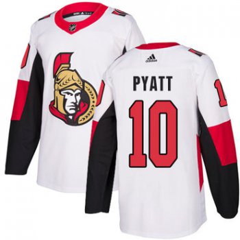 Adidas Men's Ottawa Senators #10 Tom Pyatt Authentic White Away NHL Jersey