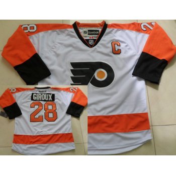 Philadelphia Flyers #28 Claude Giroux White Jersey