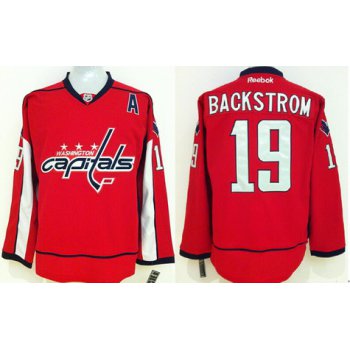 Washington Capitals #19 Nicklas Backstrom Red Jersey
