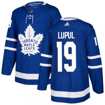 Adidas Toronto Maple Leafs #19 Joffrey Lupul Blue Home Authentic Stitched NHL Jersey