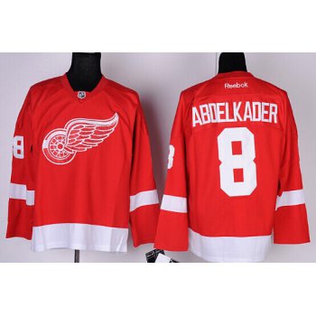 Detroit Red Wings #8 Justin Abdelkader Red Jersey
