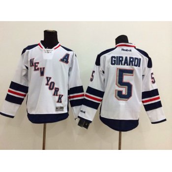 New York Rangers #5 Dan Girardi 2014 Stadium Series White Jersey