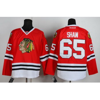 Chicago Blackhawks #65 Andrew Shaw Red Jersey