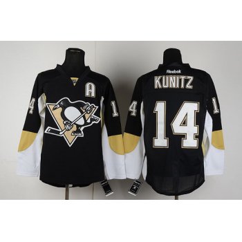 Pittsburgh Penguins #14 Chris Kunitz Black Jersey
