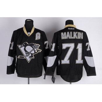 Pittsburgh Penguins #71 Evgeni Malkin Black Ice Jersey