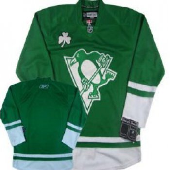 Pittsburgh Penguins Blank St. Patrick's Day Green Jersey