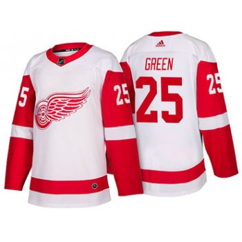 Men's Detroit Red Wings #25 Mike Green White 2017-2018 adidas Hockey Stitched NHL Jersey