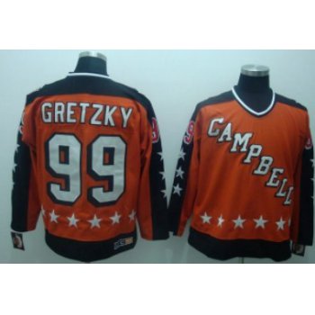 Edmonton Oilers #99 Wayne Gretzky Orange All-Star Throwback CCM Jersey