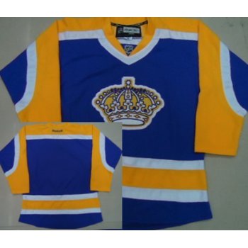 Los Angeles Kings Blank Purple With Yellow Jersey