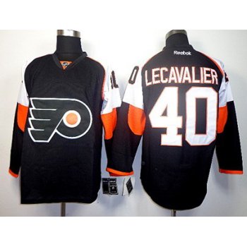 Philadelphia Flyers #40 Vincent Lecavalier Black Jersey