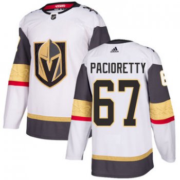 Adidas Vegas Golden Knights #67 Max Pacioretty White Road Authentic Stitched NHL Jersey