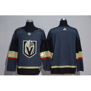 Men's Vegas Golden Knights Blank Gray 2017-2018 adidas Hockey Stitched NHL Jersey