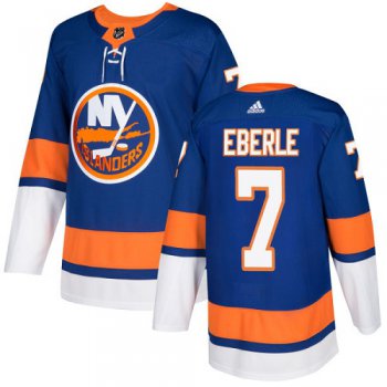 Adidas Islanders #7 Jordan Eberle Royal Blue Home Authentic Stitched NHL Jersey