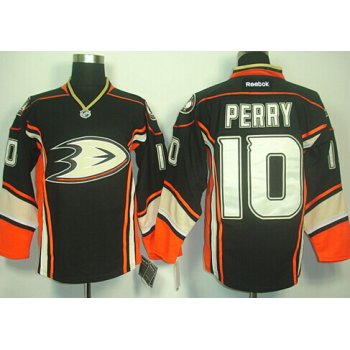 Anaheim Ducks #10 Corey Perry Black Third Jersey