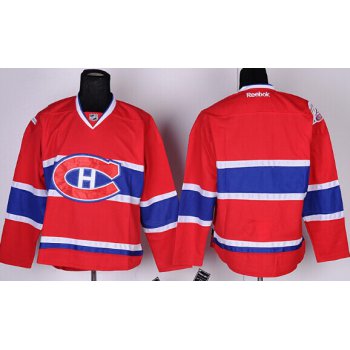 Montreal Canadiens Blank Red CH Jersey