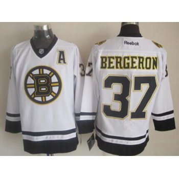 Boston Bruins #37 Patrice Bergeron 2014 White Jersey