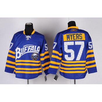 Buffalo Sabres #57 Tyler Myers Blue Third Jersey