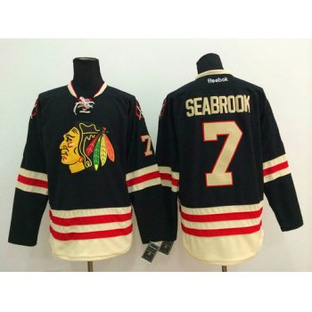 Chicago Blackhawks #7 Brent Seabrook 2015 Winter Classic Black Jersey