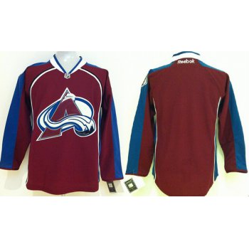 Colorado Avalanche Blank Red Jersey