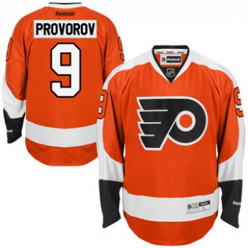 Men's Philadelphia Flyers #9 Ivan Provorov Reebok Orange Home Premier Jersey