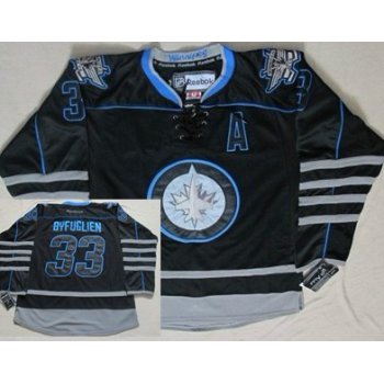 Winnipeg Jets #33 Dustin Byfuglien Black Ice Jersey