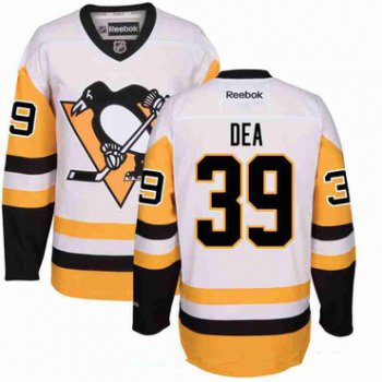 Men's Pittsburgh Penguins #39 Jean-Sebastien Dea White Third Stitched NHL Reebok Hockey Jersey