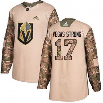 Adidas Golden Knights #17 Vegas Strong Camo Authentic 2017 Veterans Day Stitched NHL Jersey
