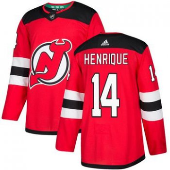 Adidas New Jersey Devils #14 Adam Henrique Red Home Authentic Stitched NHL Jersey