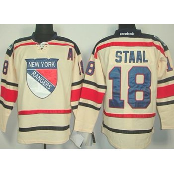 New York Rangers #18 Marc Staal 2012 Winter Classic Cream Jersey