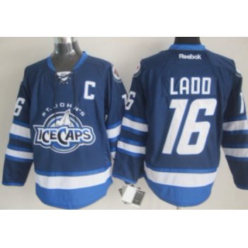 Winnipeg Jets #16 Andrew Ladd 2012 Blue Ice Caps Jersey