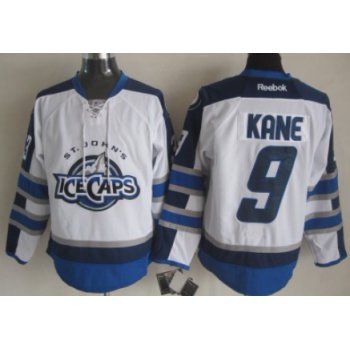 Winnipeg Jets #9 Evander Kane 2012 White Ice Caps Jersey