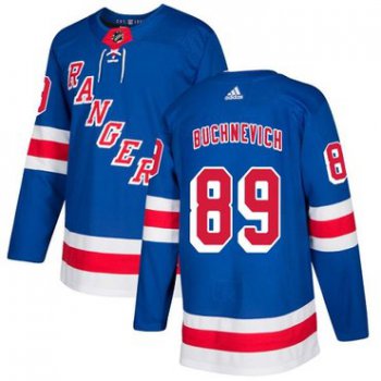 Adidas Rangers #89 Pavel Buchnevich Royal Blue Home Authentic Stitched NHL Jersey