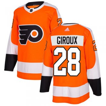 Adidas Philadelphia Flyers #28 Claude Giroux Orange Home Authentic Stitched NHL Jersey