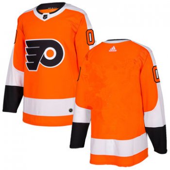 Adidas Philadelphia Flyers Blank Orange Home Authentic Stitched NHL Jersey