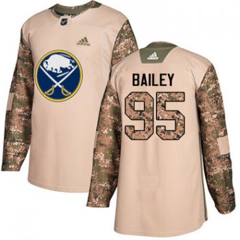 Adidas Sabres #95 Justin Bailey Camo Authentic 2017 Veterans Day Stitched NHL Jersey