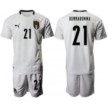 2021 Men Italy away 21 new style white soccer jerseys