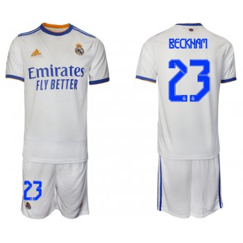 Men 2021-2022 Club Real Madrid home white 23 Soccer Jerseys1