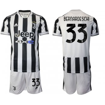 Men 2021-2022 Club Juventus home white 33 Adidas Soccer Jerseys