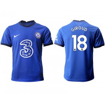 Men 2020-2021 club Chelsea home aaa version 18 blue Soccer Jerseys