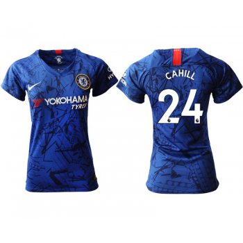 Women 2019-2020 club Chelsea home aaa version 24 blue Soccer Jerseys