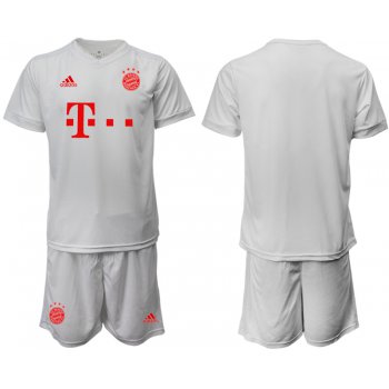 Men 2020-2021 club Bayern Munich away white goalkeeper Soccer Jerseys