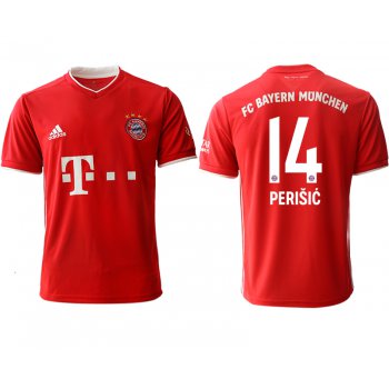 Men 2020-2021 club Bayern Munich home aaa version 14 red Soccer Jerseys