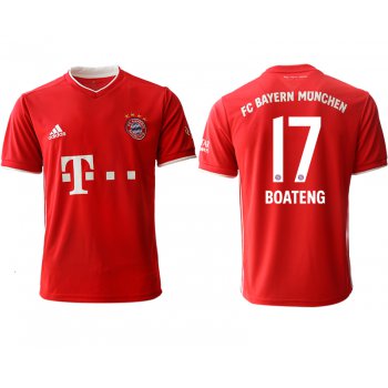 Men 2020-2021 club Bayern Munich home aaa version 17 red Soccer Jerseys